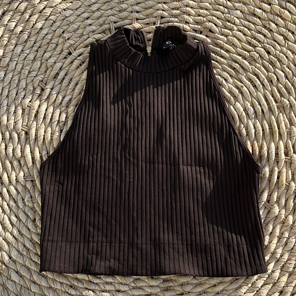 Bebe ribbed crop top - Picture 3 of 8